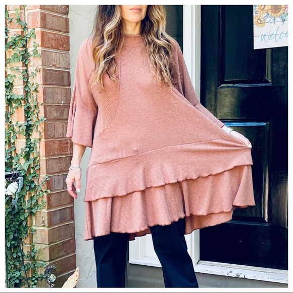 Bohemian chic Layered ruffle dress - Picture 6 of 8